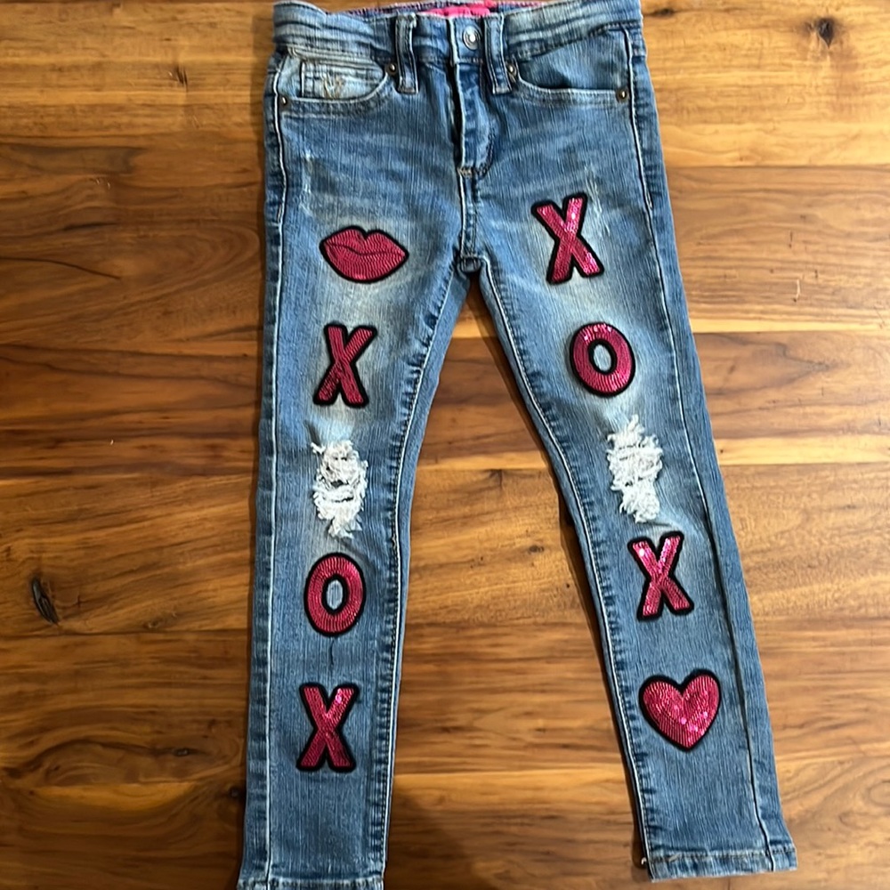 Betsy Johnson sequined jeans